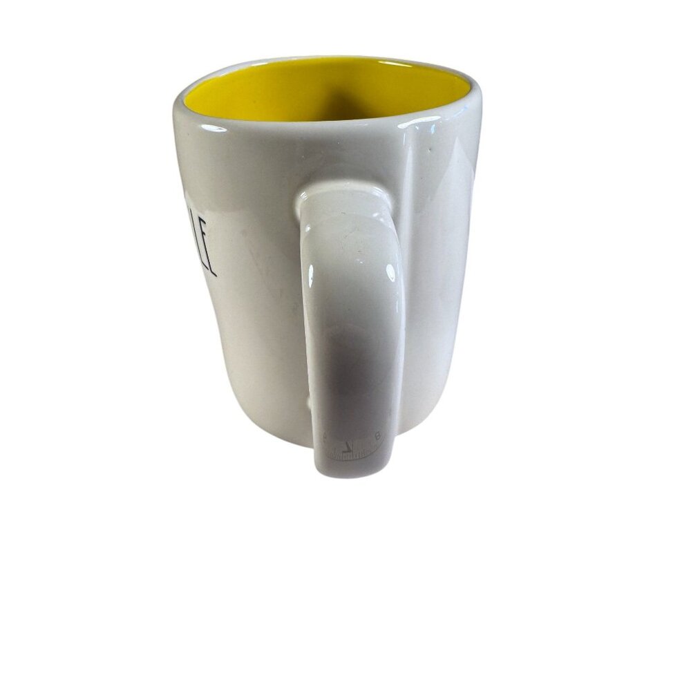 Rae Dunn White Yellow Chamomile Tea Mug 16 Oz Artisan Collection By Magenta - Picture 7 of 8